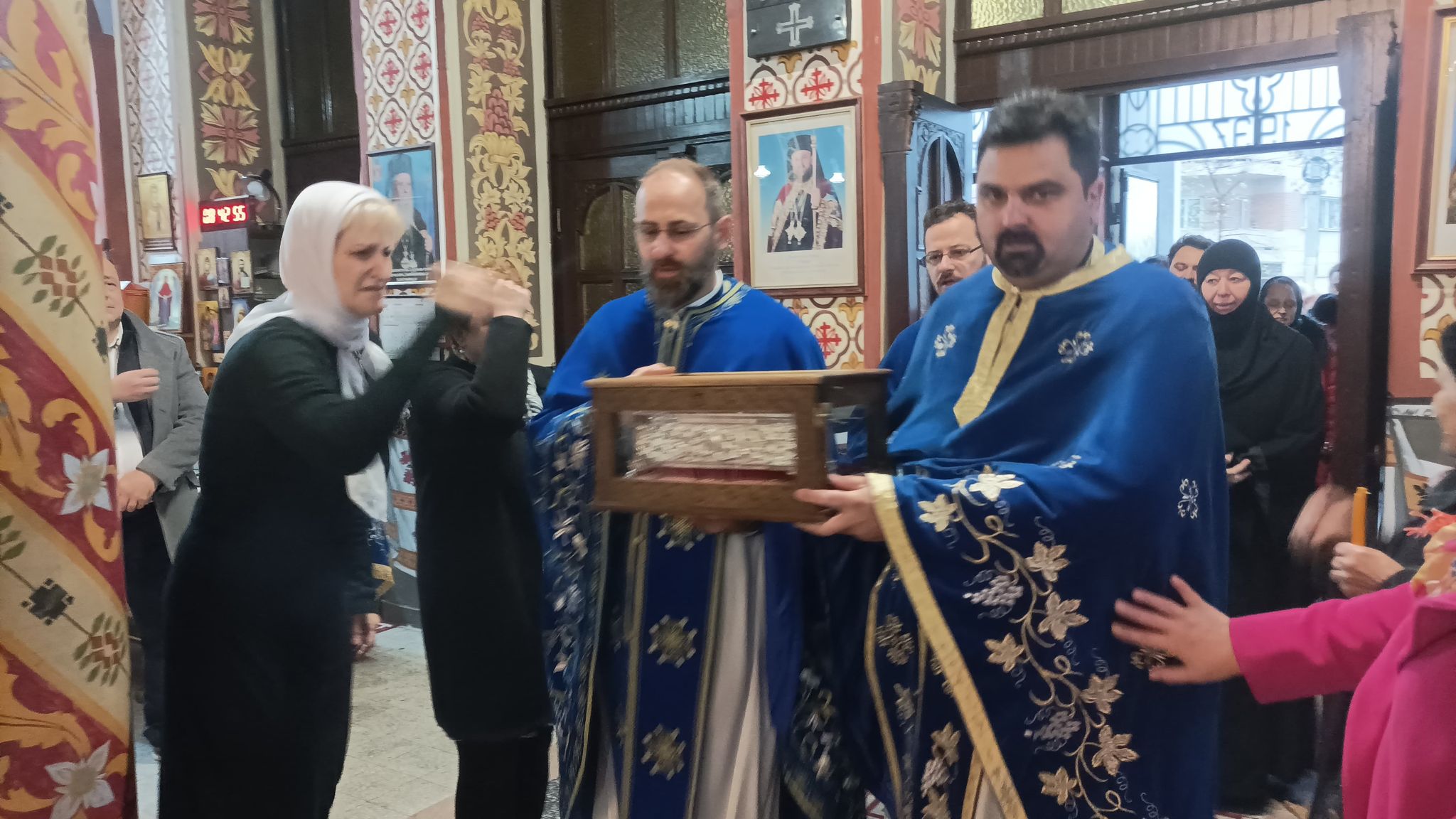 Brăul Maicii Domnului a ajuns la Catedrala Ortodoxa “Adormirea Maicii Domnului”