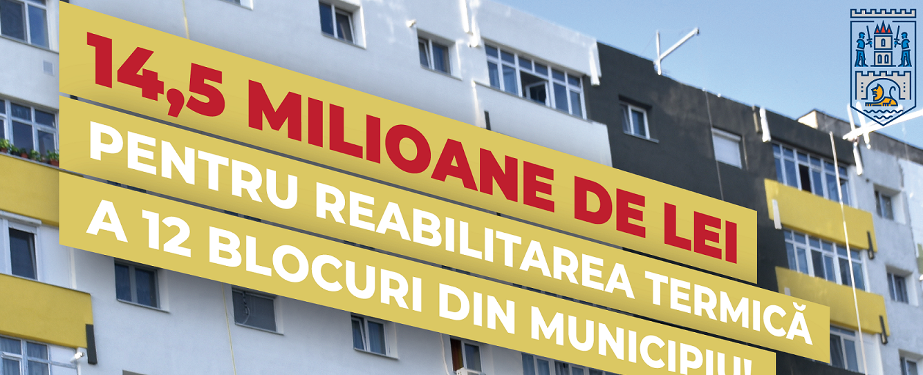 VESTE BUNĂ! 14,5 Milioane de lei pentru reabilitarea a 12 blocuri din Sătmar