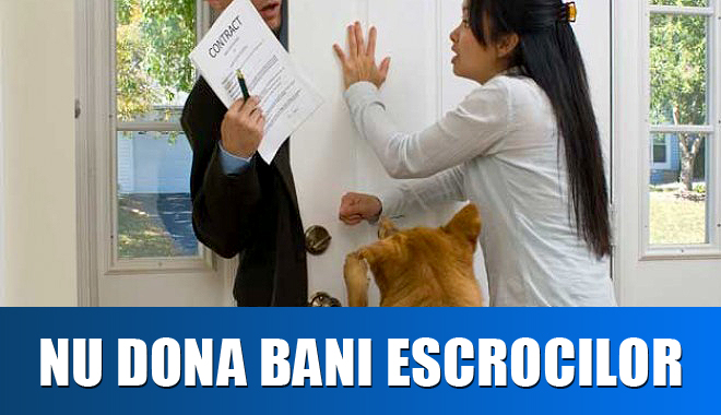 ATENȚIE!!!! NU DAȚI BANI!!!