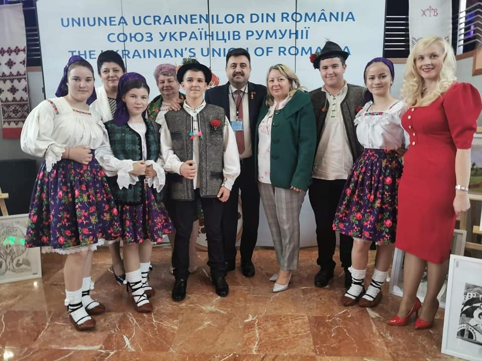 FOTOGALERIE. Delegație sătmăreană IMPRESIONANTĂ la București de Ziua Limbii Ucrainene