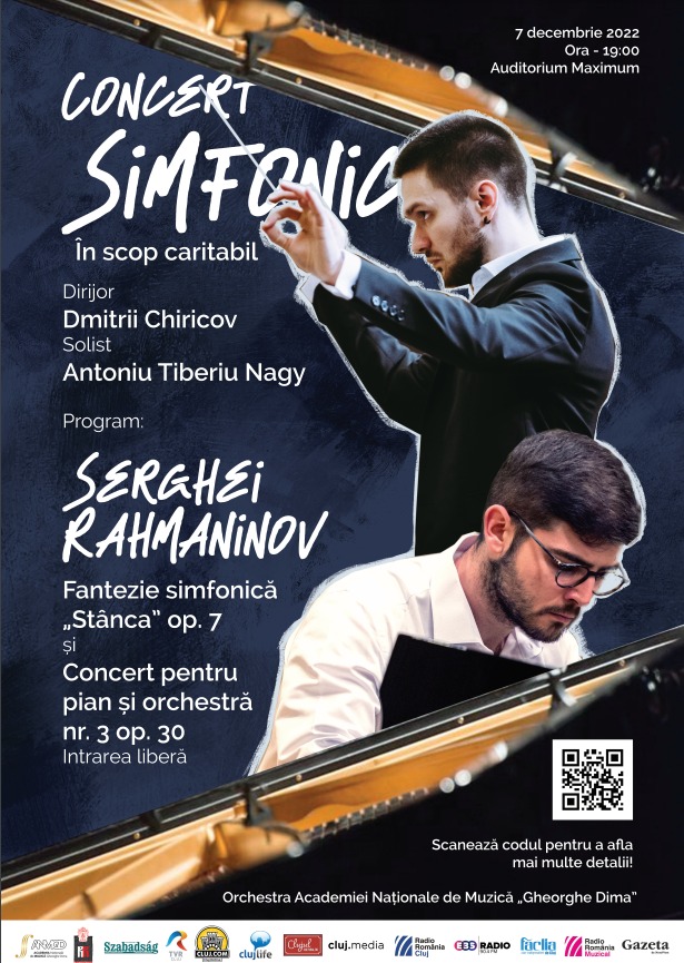CONCERT SIMFONIC – RAHMANINOV ÎN INTERPRETAREA STUDENȚILOR