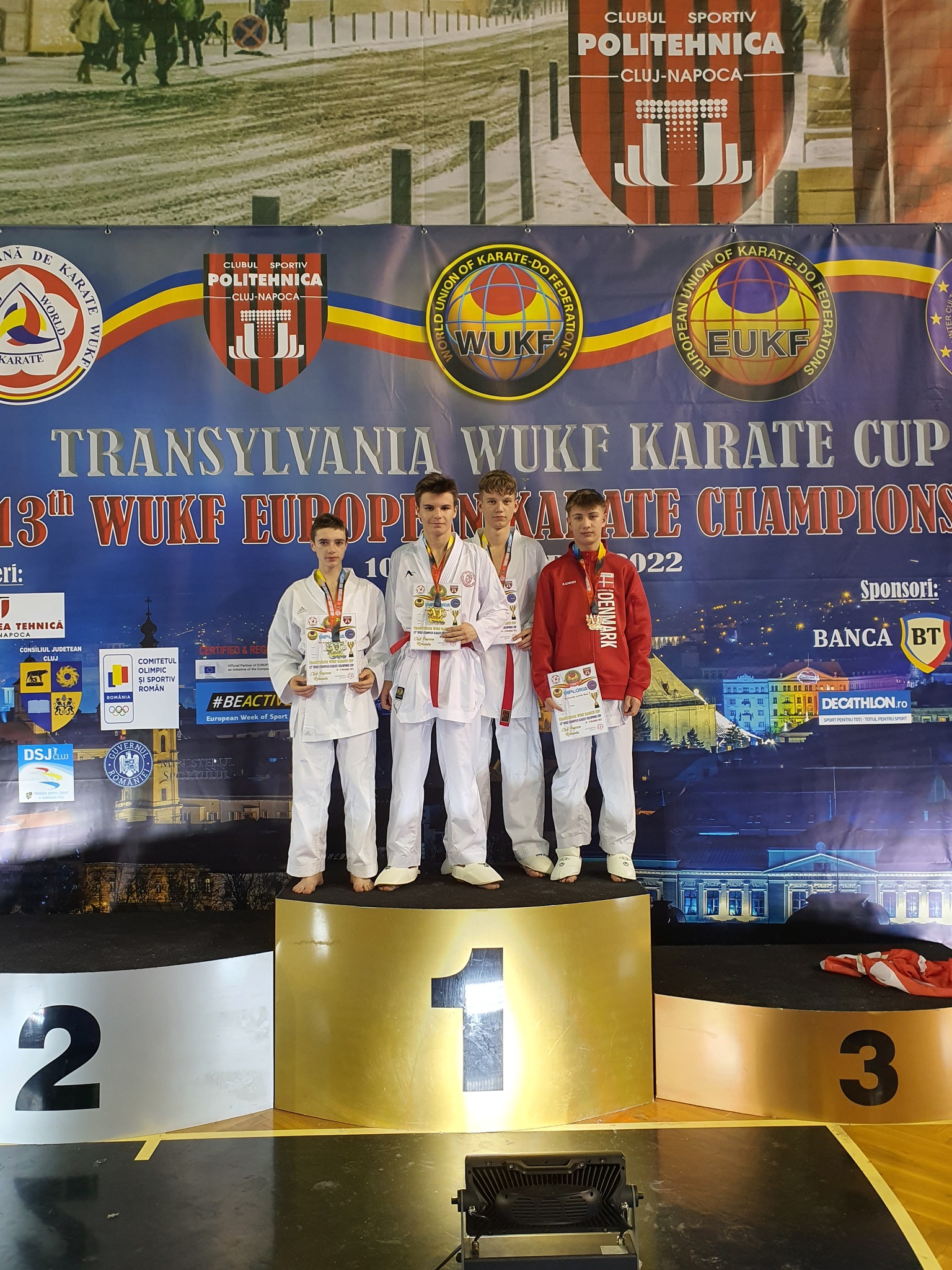 Două medalii de aur pentru karateka  de la CSM la Cupa Campionilor