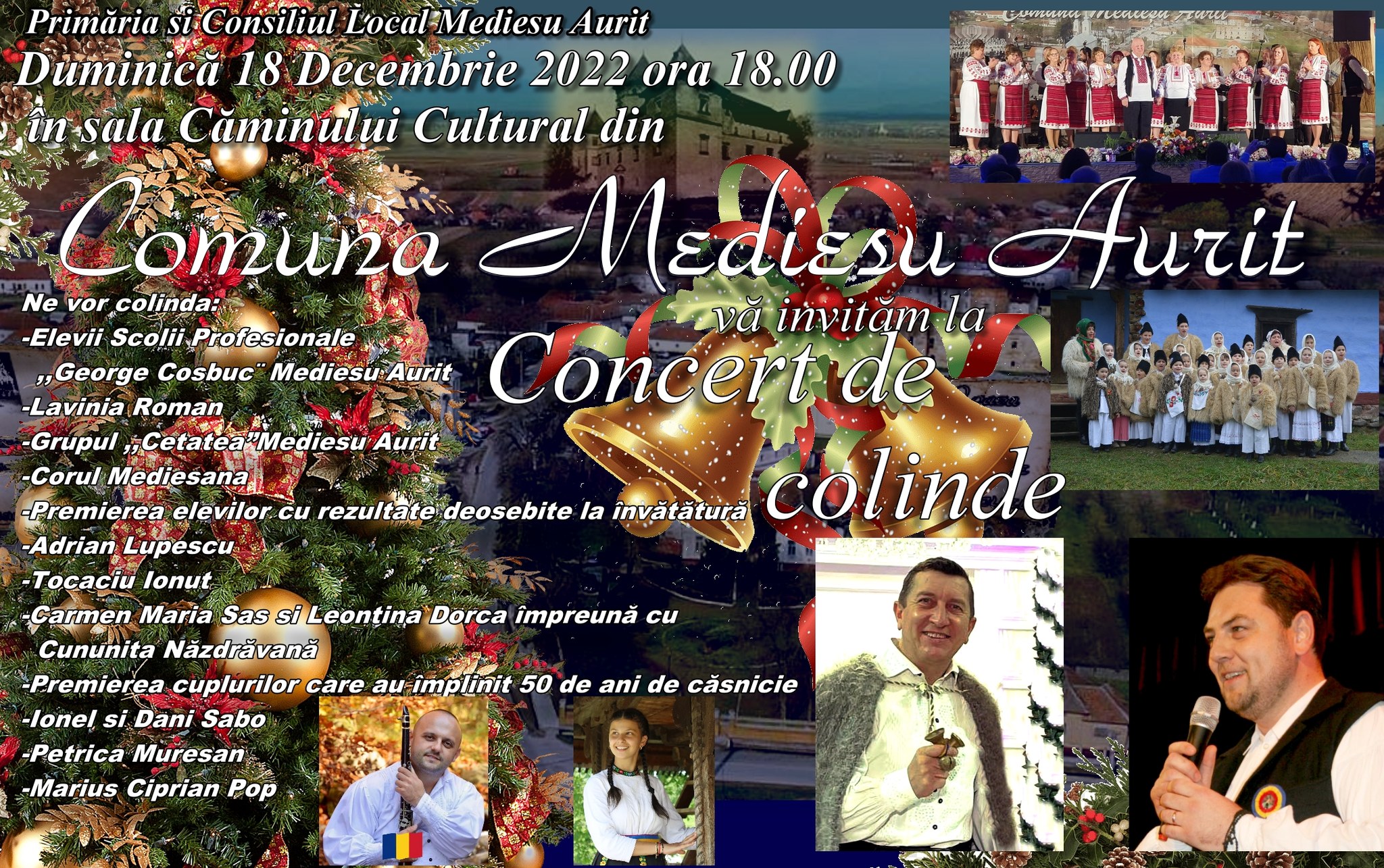 Concert de colinde la Medieșu Aurit