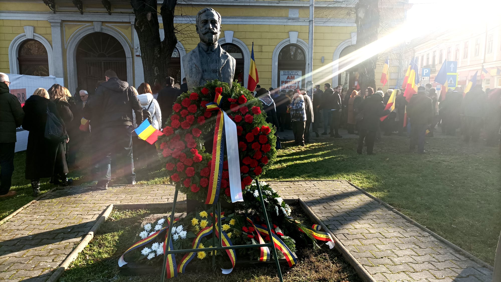 Depuneri de coroane cu ocazia Zilei Naționale