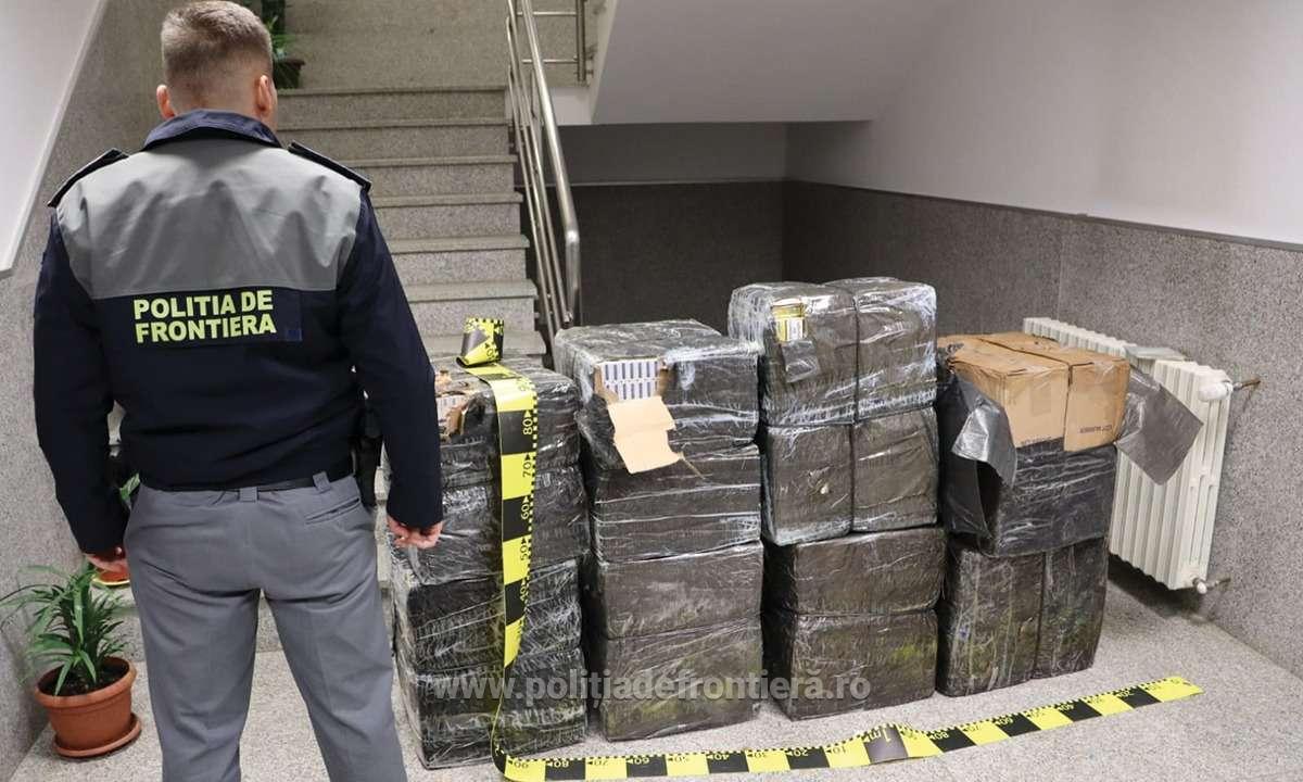 Doi maramureșeni cercetați pentru contrabandă și aproximativ 9.000 de pachete țigări confiscate, la granița Maramureșului