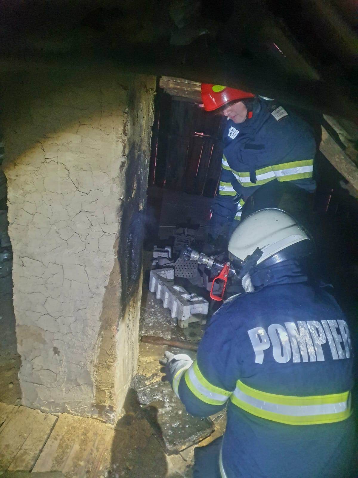 Incendiu la o casă de locuit din Satu Mare
