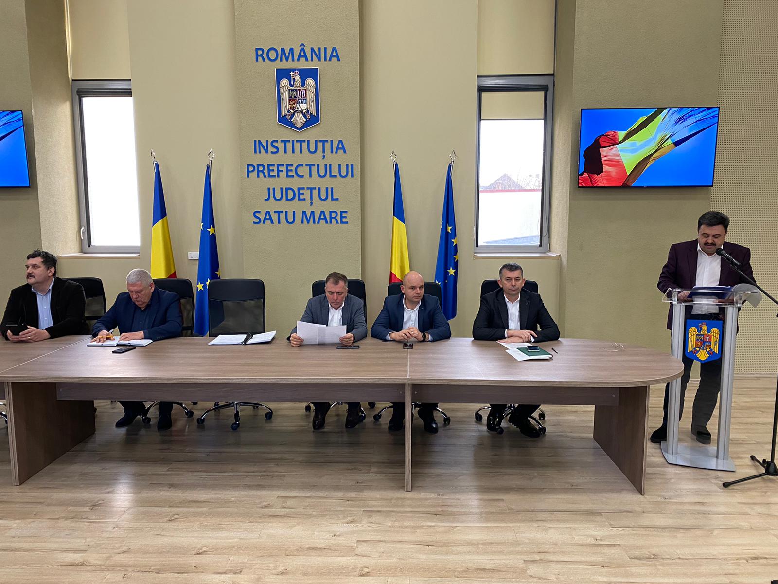 A avut loc întâlnirea primarilor la Instituția Prefectului Satu Mare