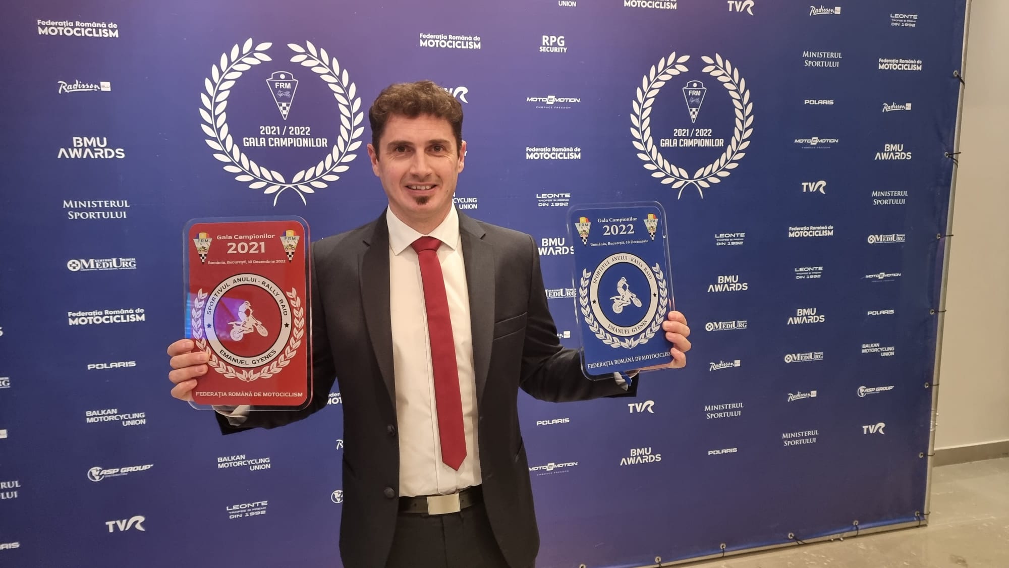 Performanță. Mani Gyenes, declarat sportivul anului în sezoanele 2021 și 2022 de către Federația Română de Motociclism