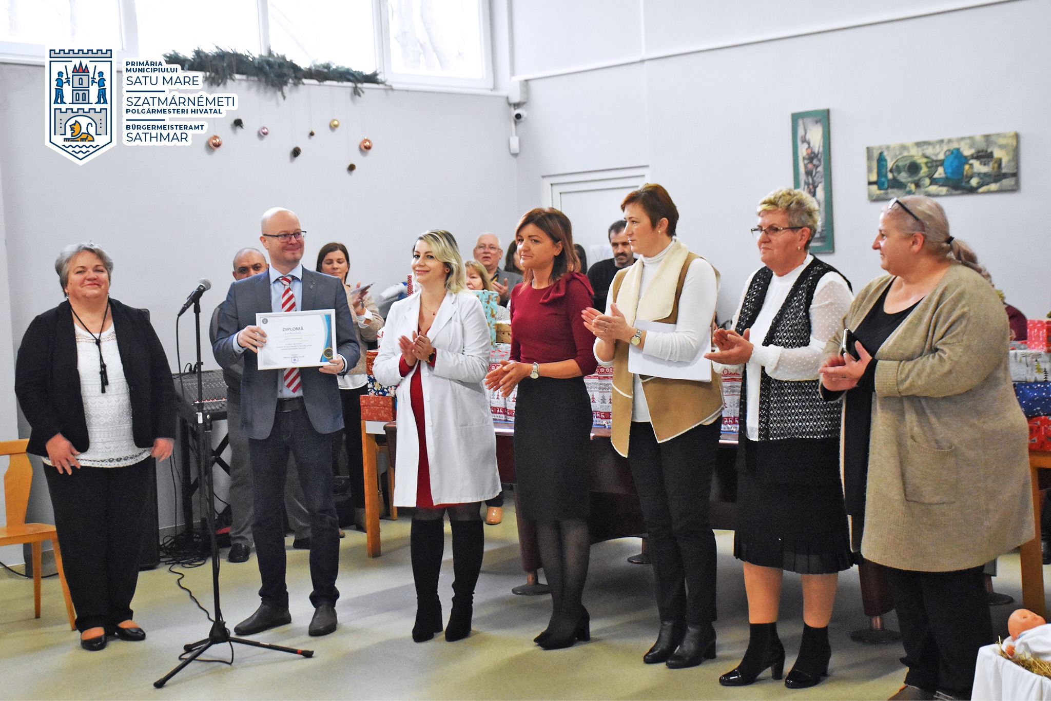 Dublă sărbătoare la Centrul de zi pentru vârstnici