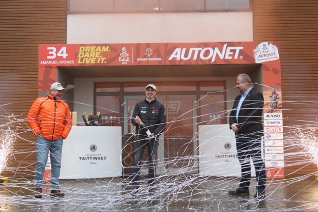 Mani Gyenes, primire demnă de un campion, la întoarcerea din Dakar 2023