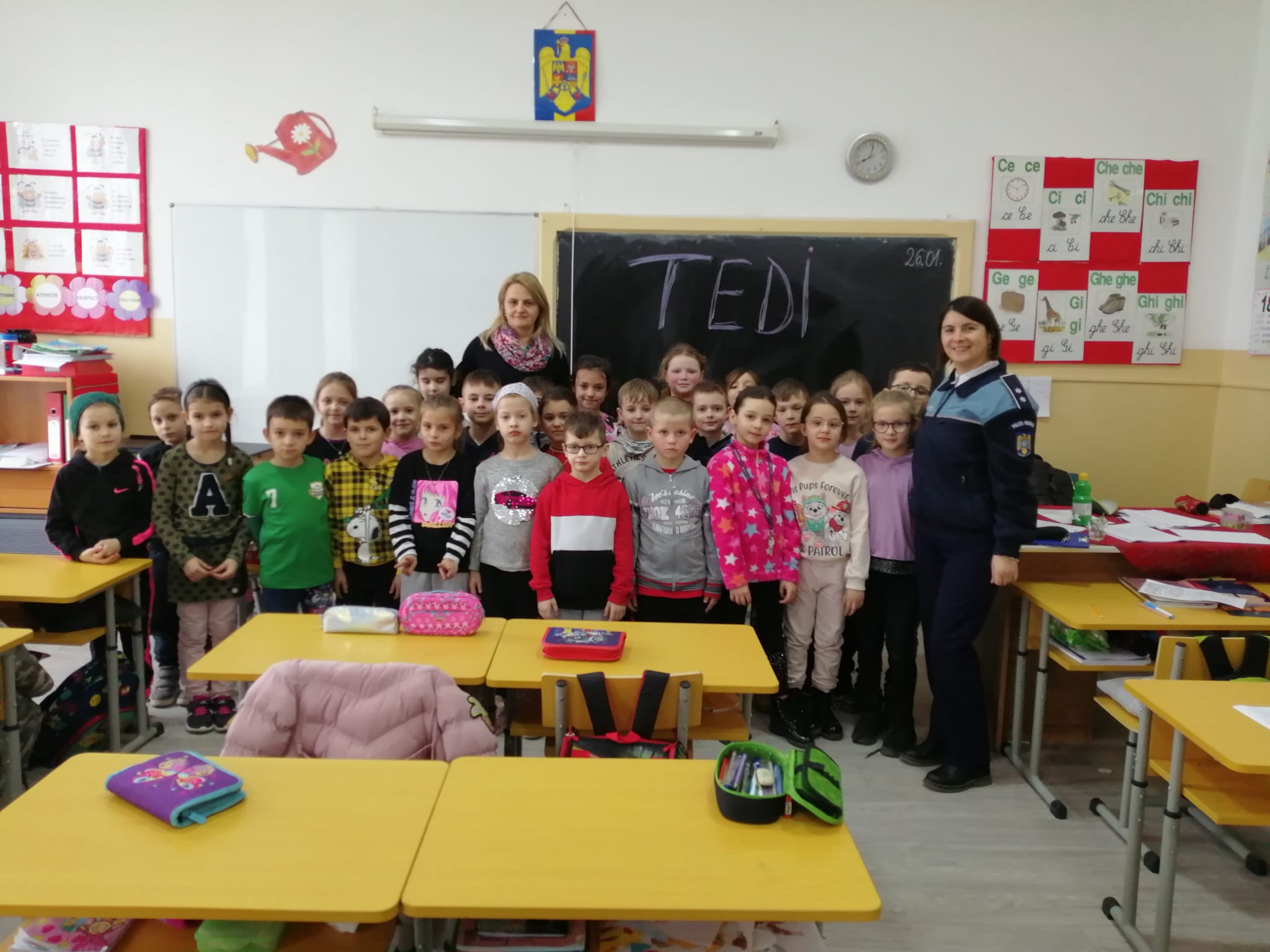 Activități desfășurate în cadrul campaniei naționale “ȘCOALA SIGURANȚEI TEDI”