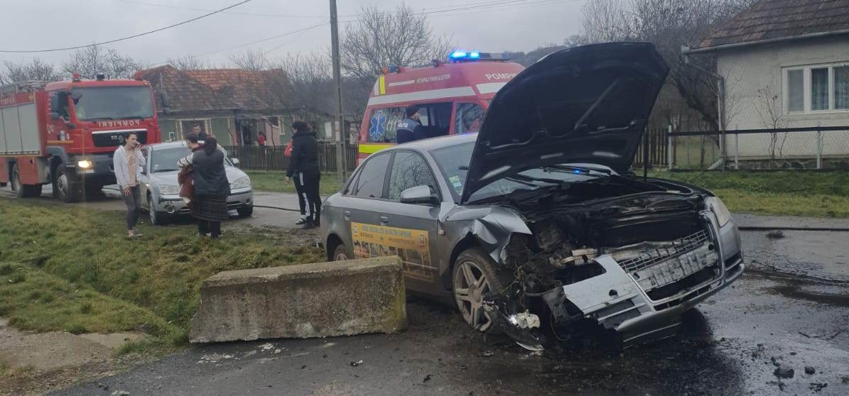 Accident grav în județ