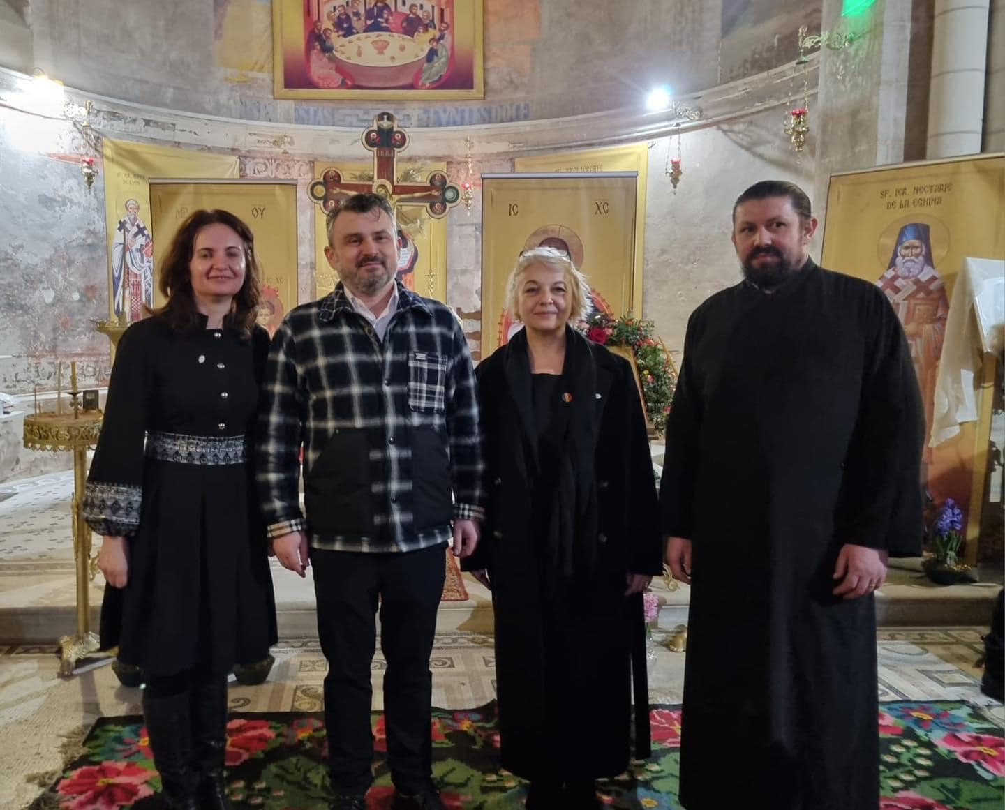 VIZITĂ. Delegația Departamentului pentru Românii de Pretutindeni (DRP), condusă de sătmăreanul Gheorghe Cârciu, în Franța