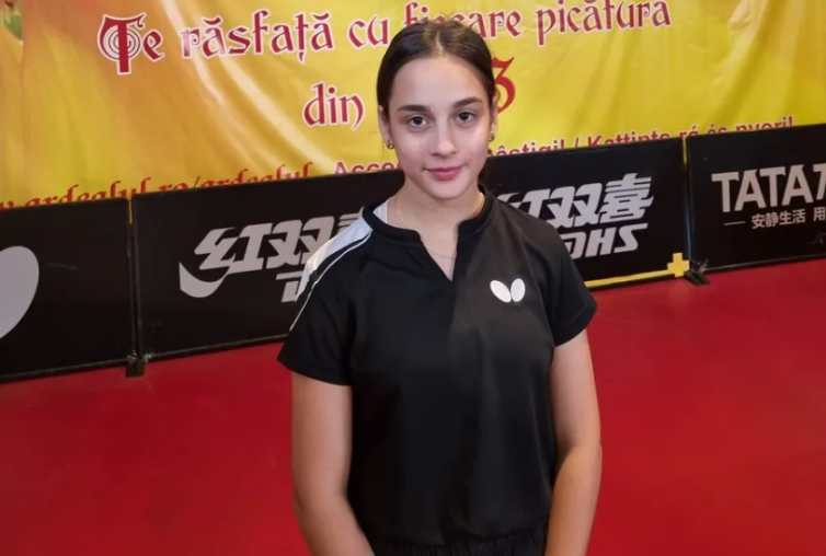 Tenis de masă: Careianca Alexandra Comiati, în lotul național de junioare U15 al României