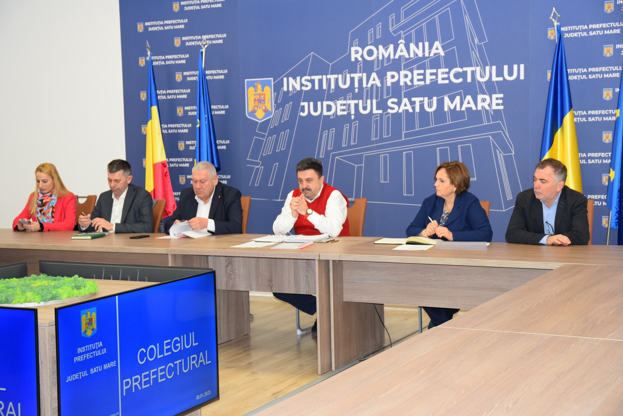 Prima ședință de Colegiu Prefectural  din acest an