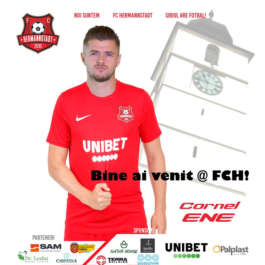 Cornel Ene a ajuns la “revelația” FC Hermannstadt