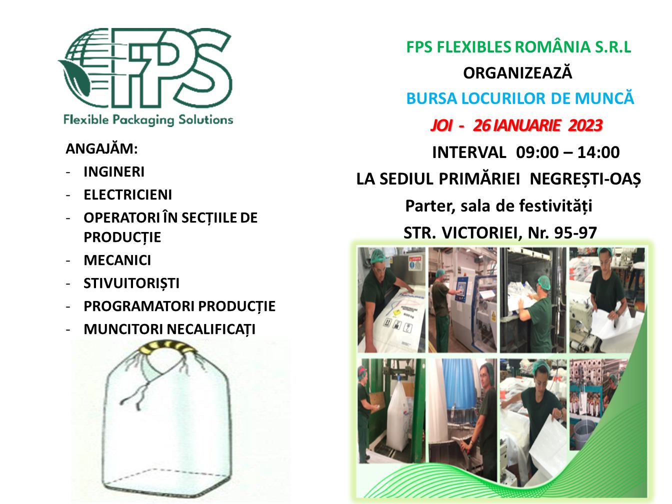 Bursa locurilor de muncă la Negrești-Oaș