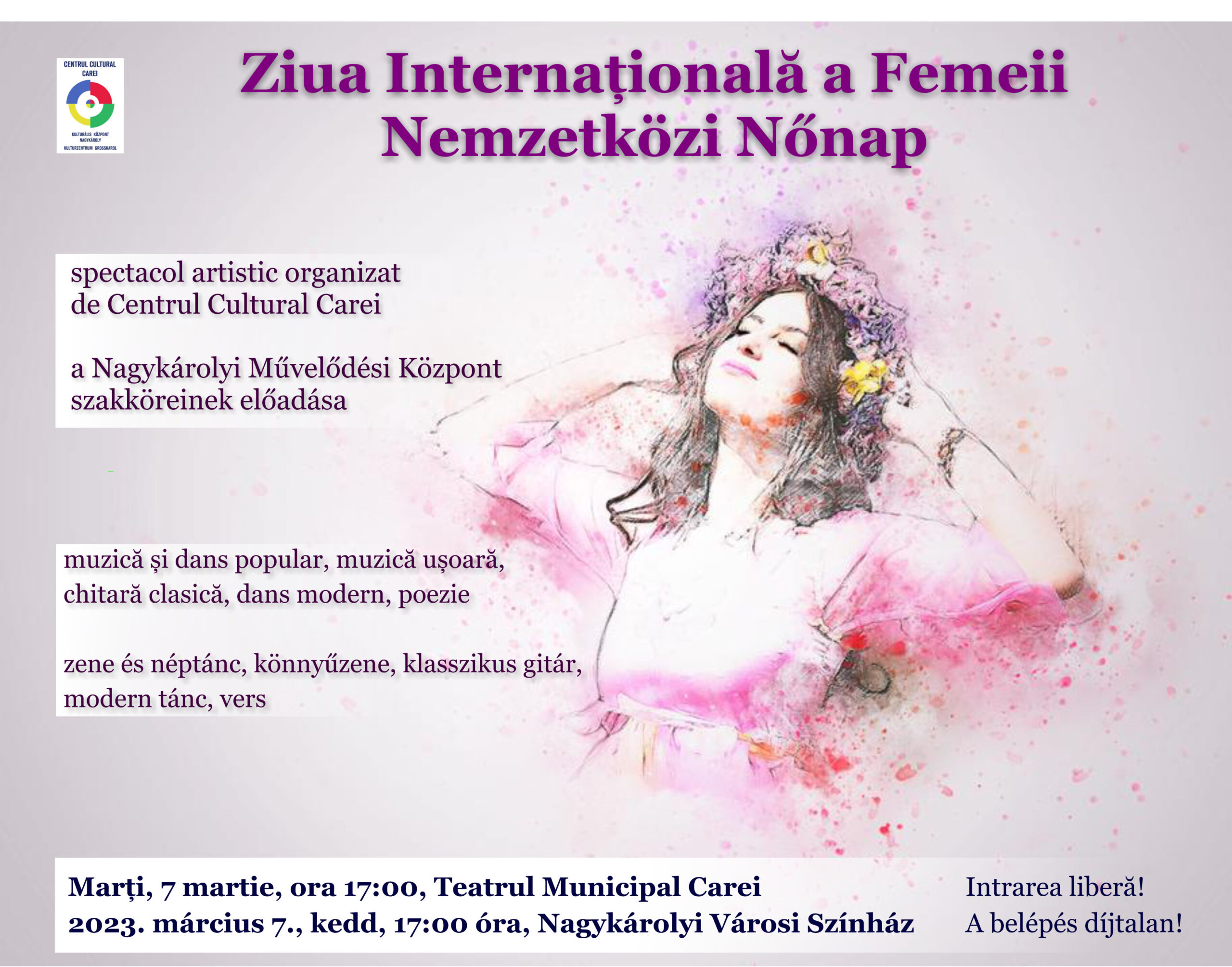 Spectacol cu ocazia Zilei Internaționale a Femeii