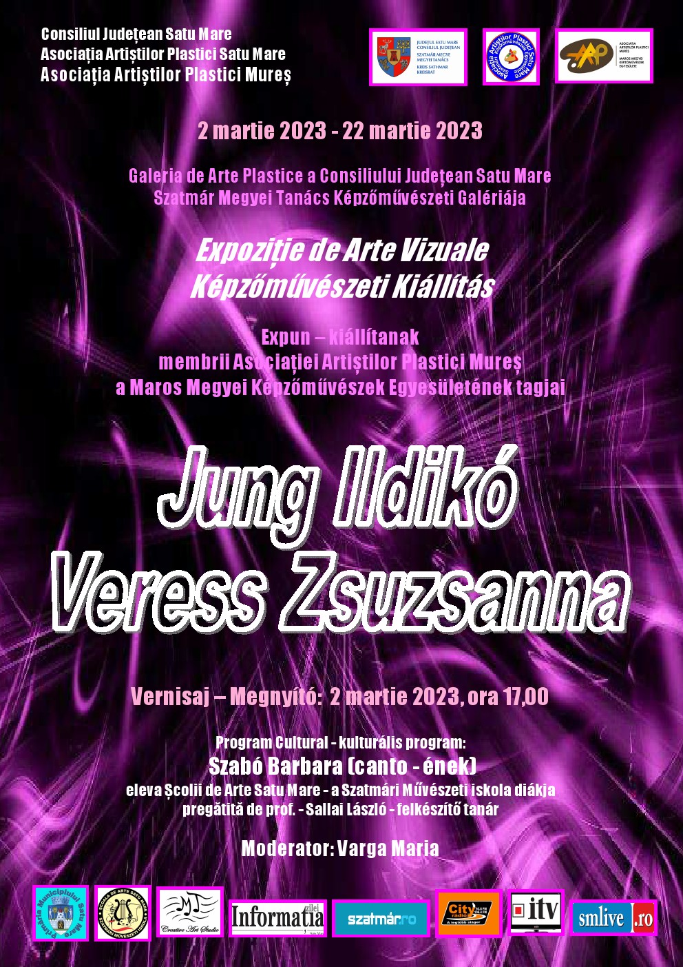 Expoziție de arte vizuale în Galeria de Arte Plastice a Consiliului Județean Satu Mare