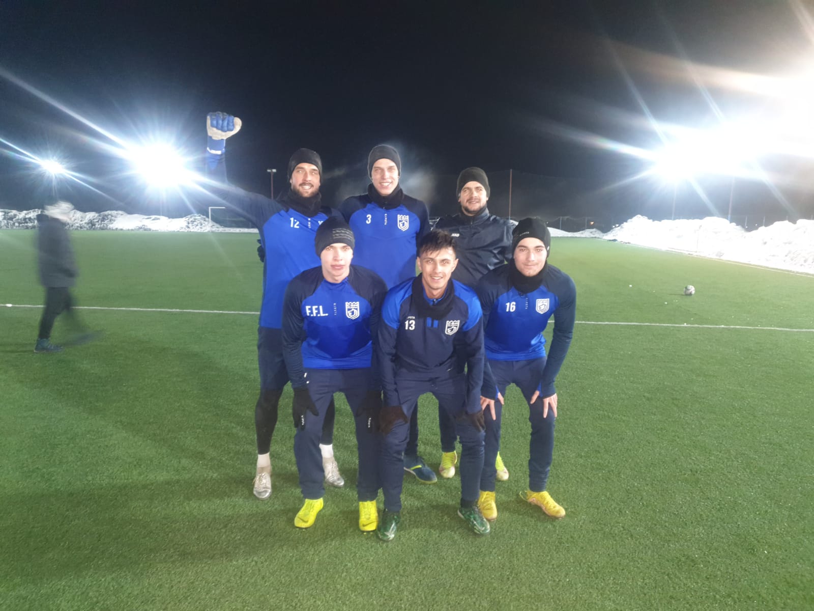 CSM Olimpia Satu Mare. Gerul de la Tărlungeni nu le-a înghețat cheful de antrenament
