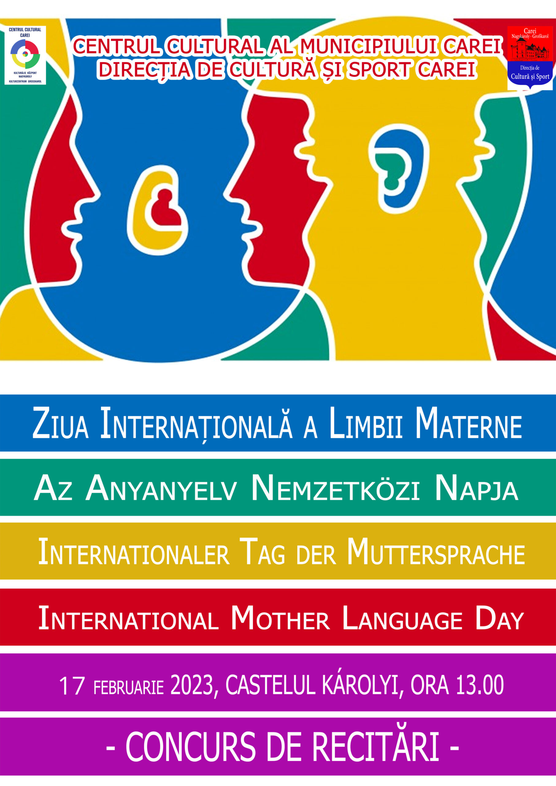 A unsprezecea ediție a Concursului de recitări cu ocazia Zilei Internaţionale a Limbii Materne