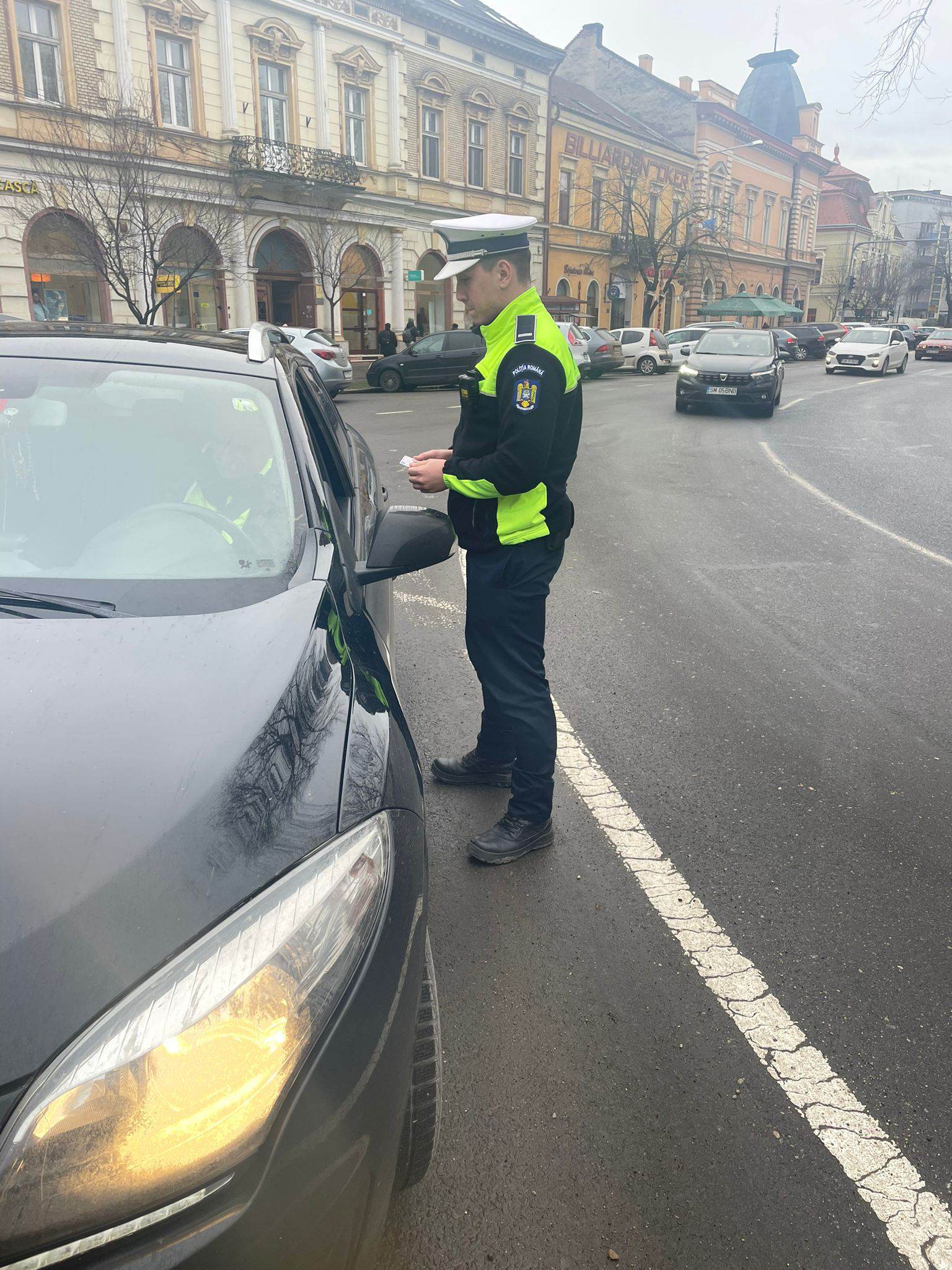 Filtre la sânge ale polițiștilor sătmăreni