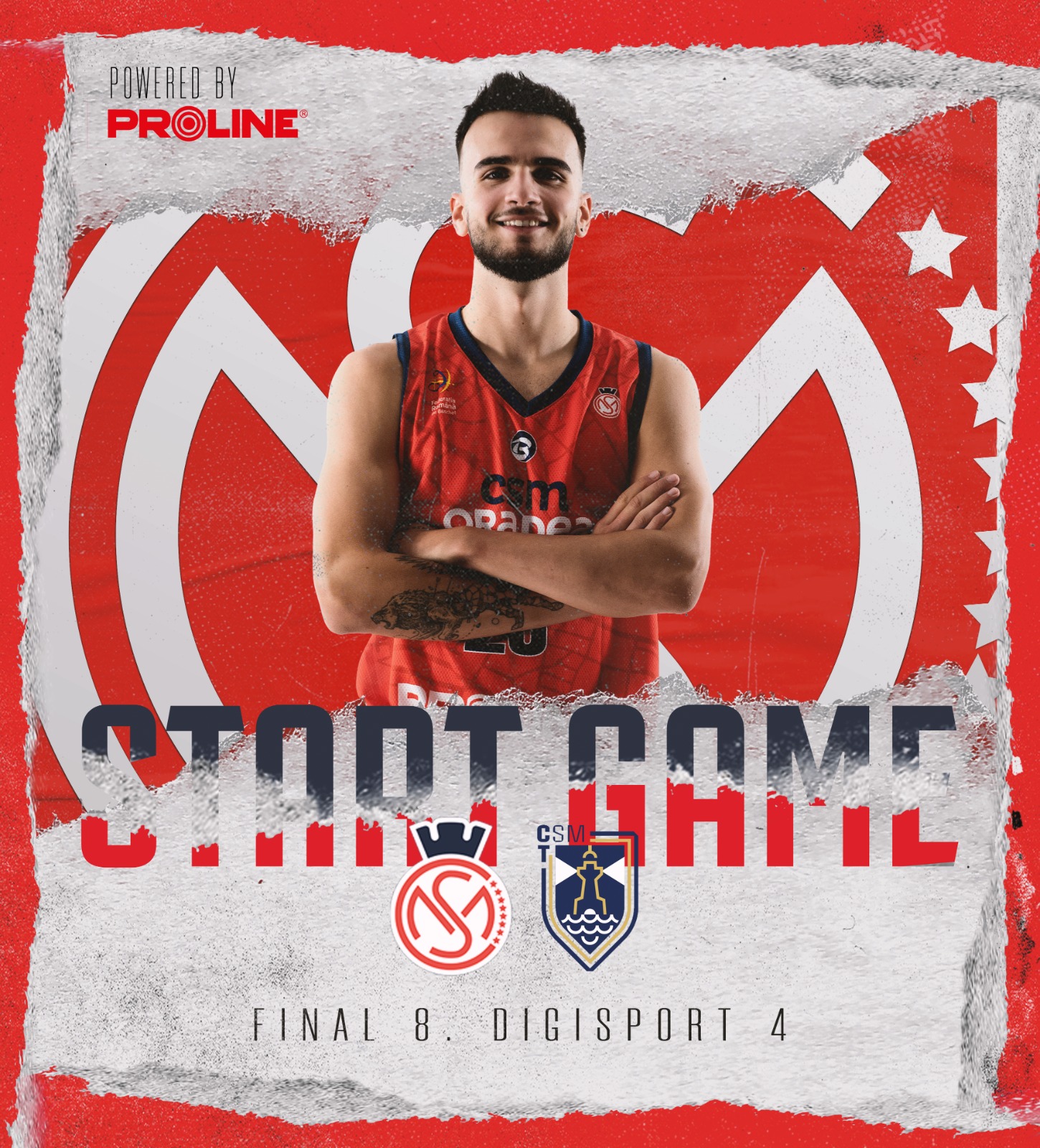 Satmăreanul Luca Năstruț  în finala Cupei României cu CSM Oradea