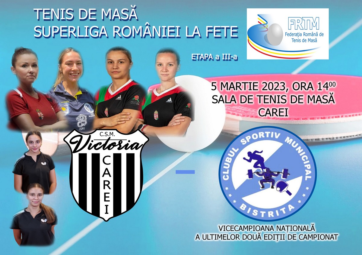 CSM Victoria Carei pregătește  meciul  cu CSM Bistrița
