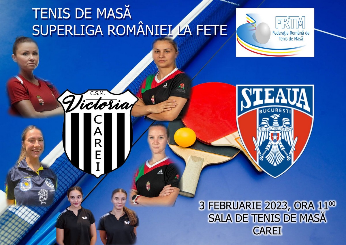 Steaua vine vineri  la Carei!