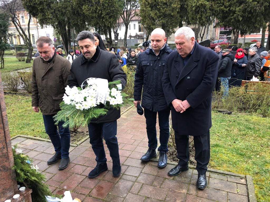 FOTOGALERIE.  Sătmărenii au marcat un an de la tragedia umană datorată răzbiului din Ucraina