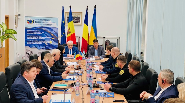 Reuniunea grupului vamal regional de coordonare dintre  România - Republica Moldova - Ucraina pentru eficientizarea fluxului de mărfuri