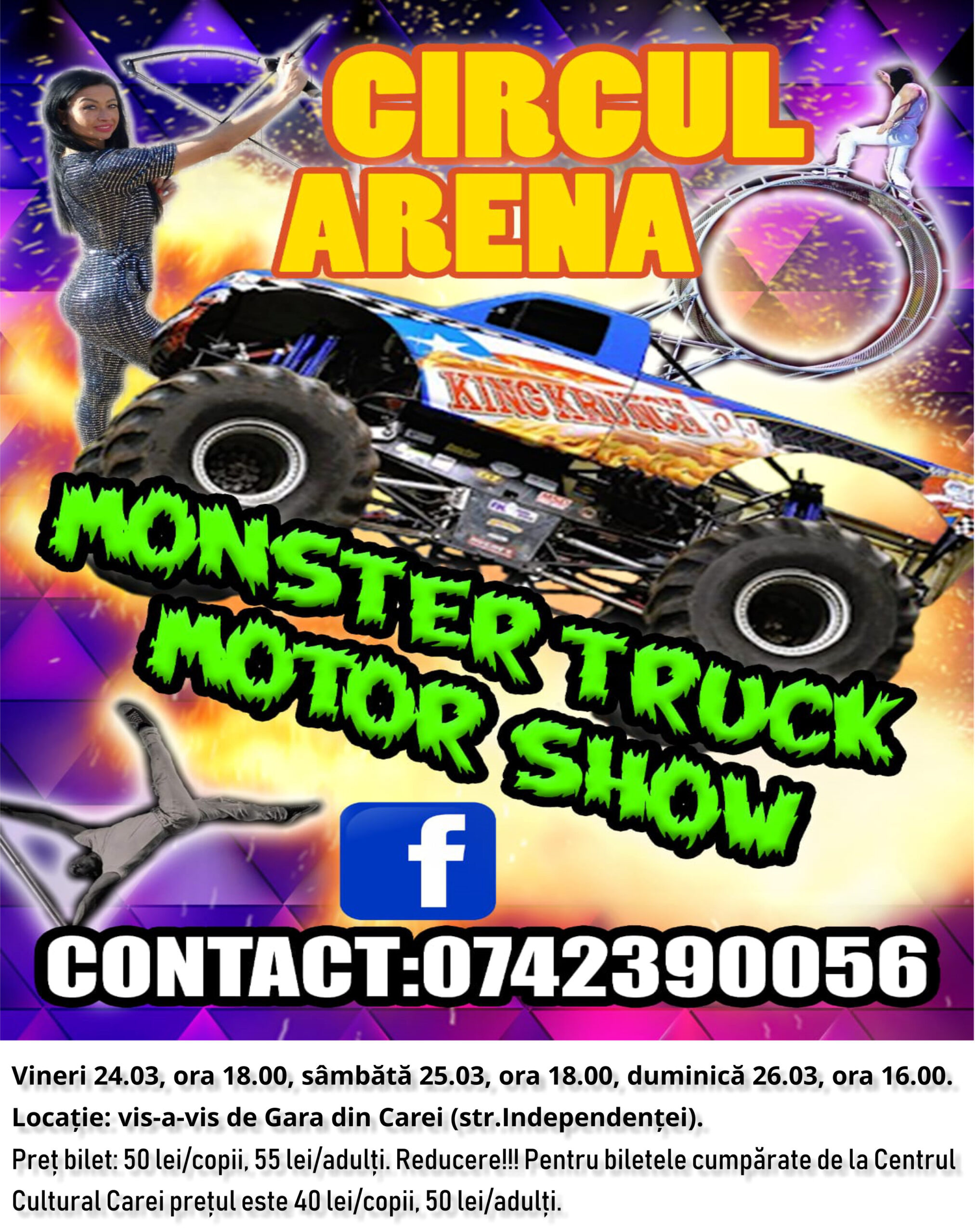 Show de senzație la Carei