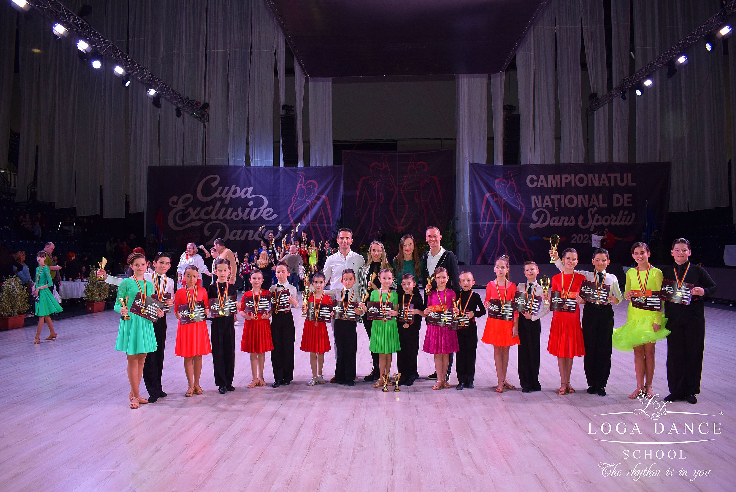 Performanță deosebită pentru Loga Dance School la Cupa Exclusive Oradea