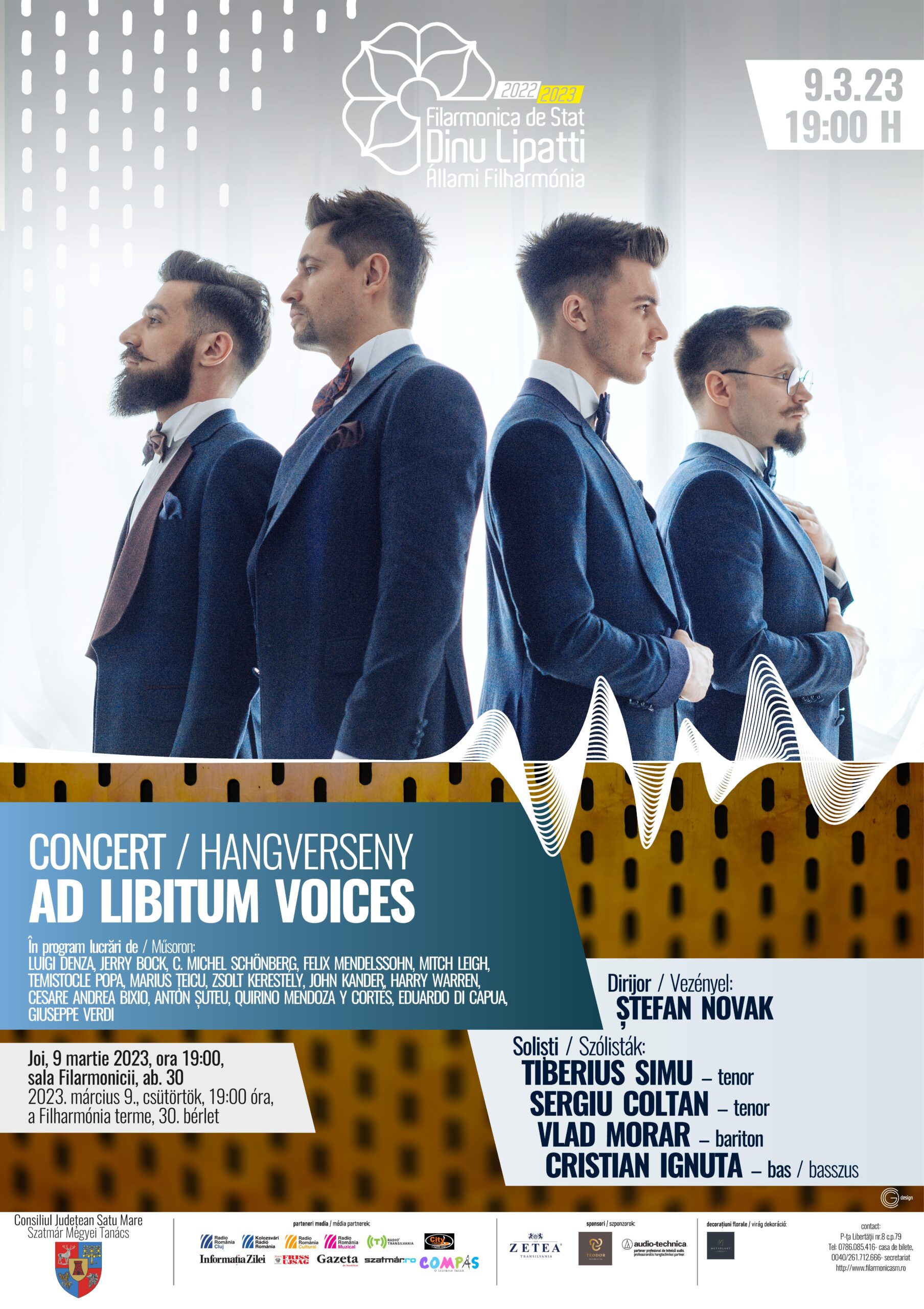 Concert Ad Libitum Voices la Filarmonia Dinu Lipatti