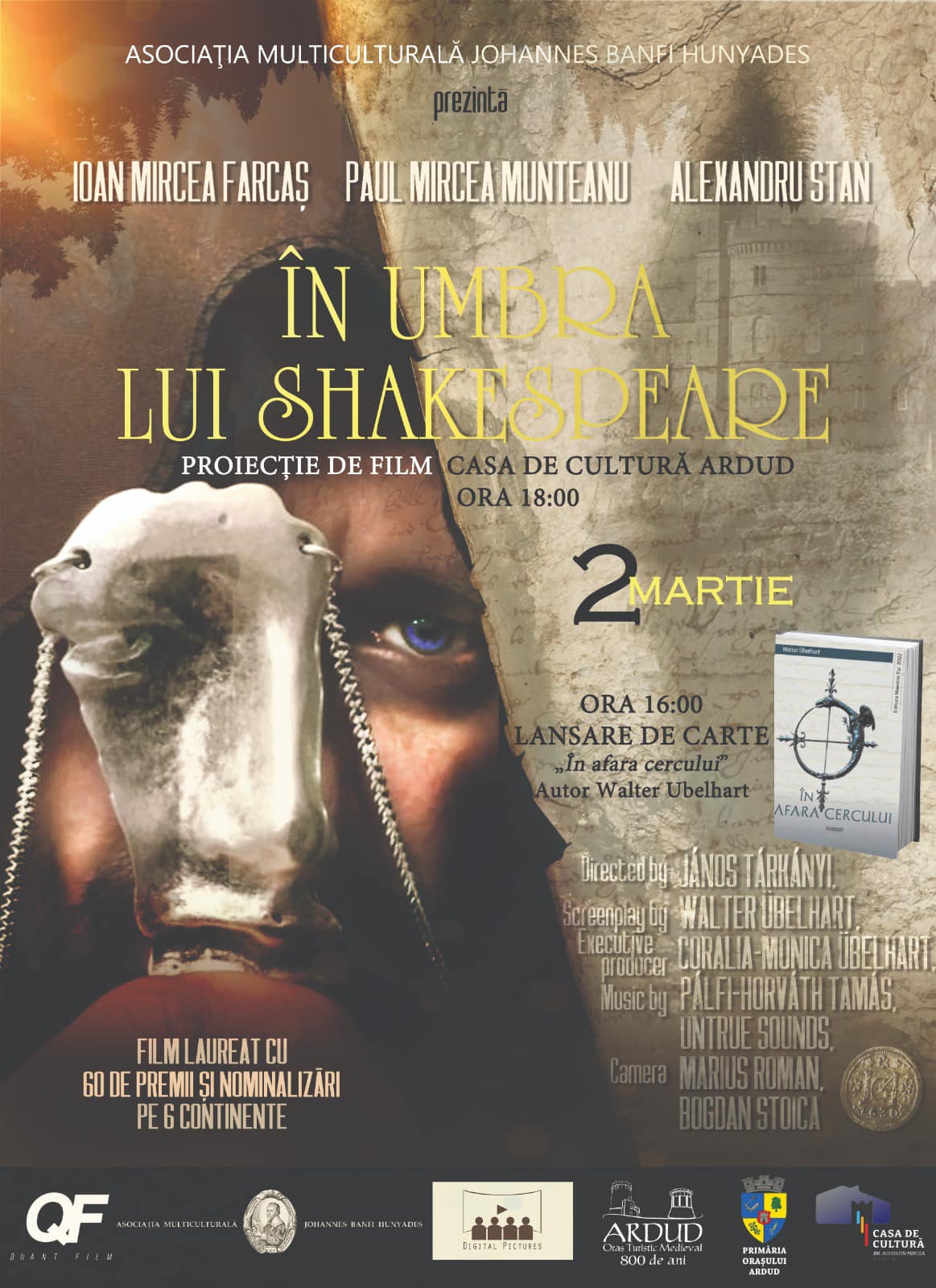 Dublu eveniment la ARDUD: Lansare de carte și proiecție de film -Walter Übelhart-