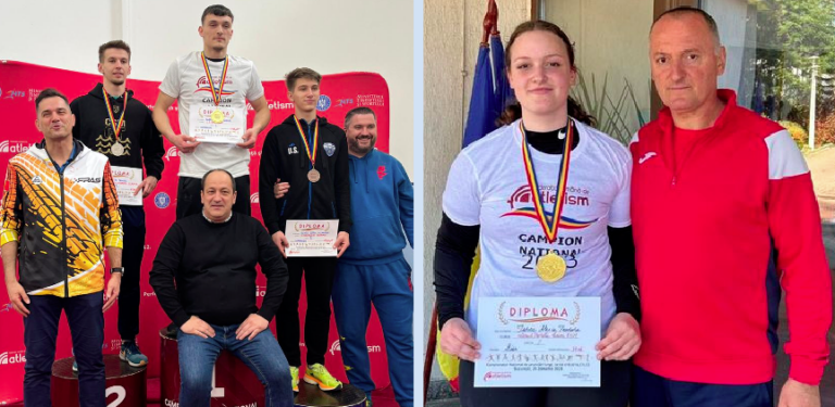 Șase medalii la Naționale castigate  de atletii din Satu Mare si Carei dintre care trei de aur!