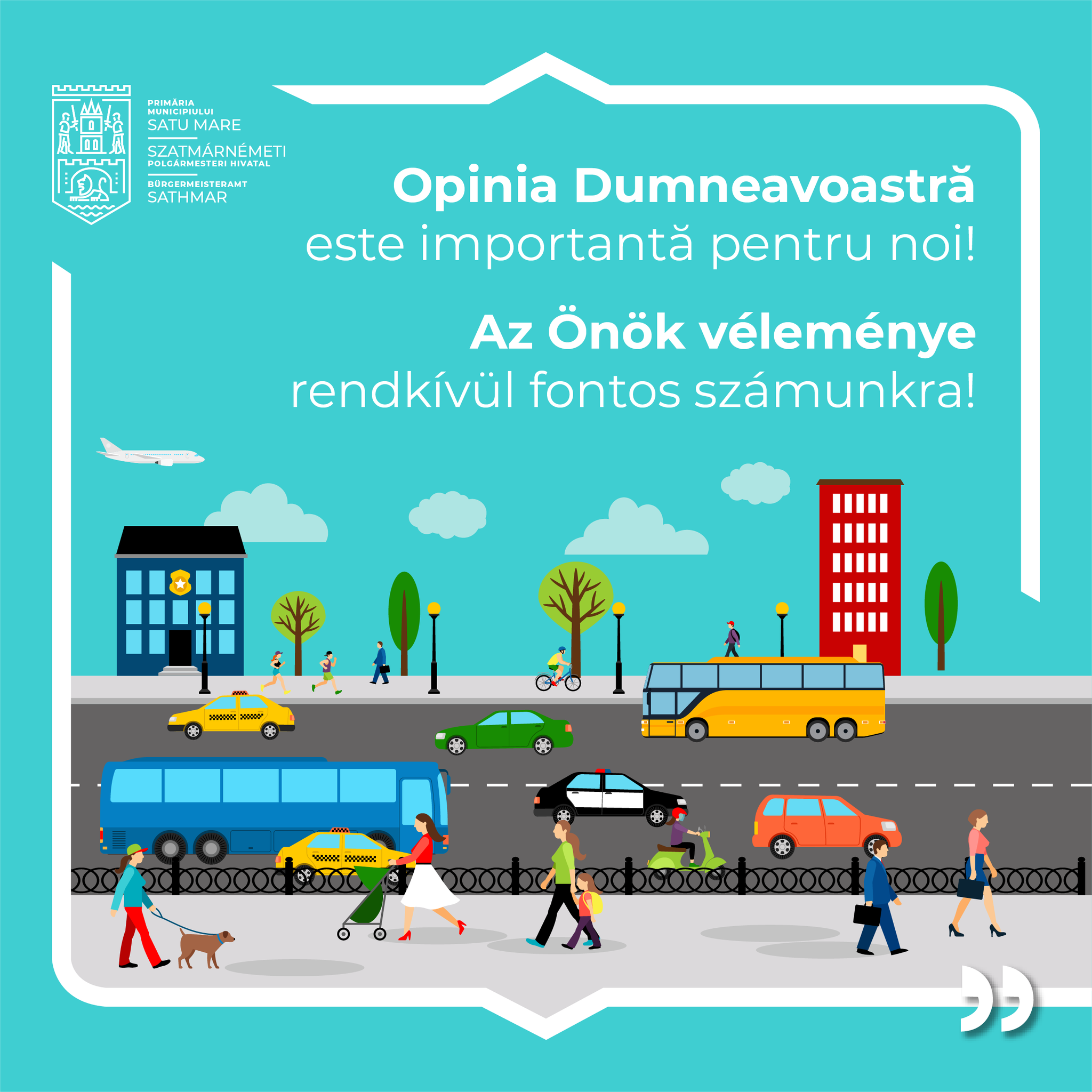 Sătmărenii, chestionați cu privire la dezvoltarea orașului