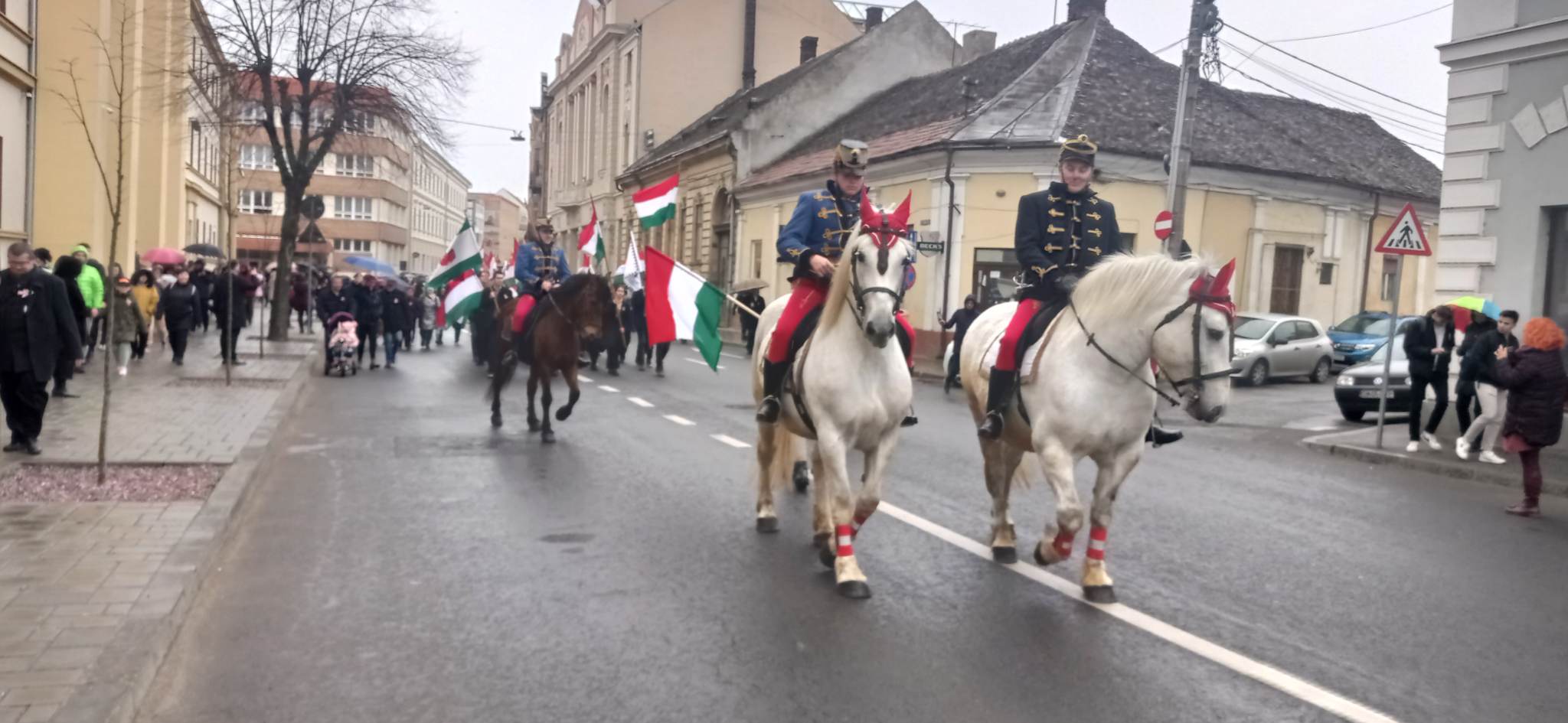 SĂRBĂTOARE. Puhoi de lume pe străzile Sătmarului de 15 Martie