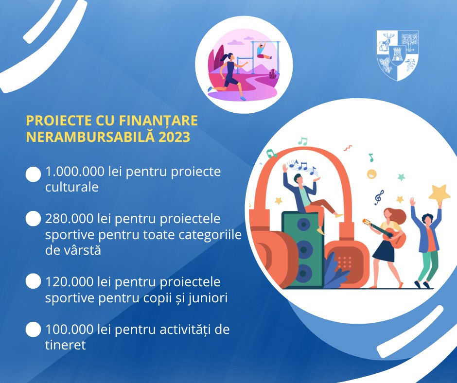 O nouă sesiune de selecție a proiectelor pentru obținerea de fonduri nerambursabile pentru programele sportive, culturale și de tineret.
