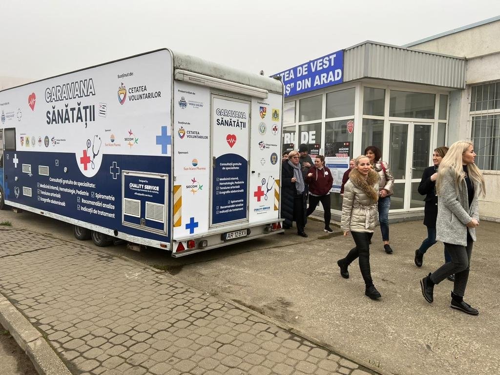 CARAVANA SĂNĂTĂȚII, UN PROIECT U.V.V.G. Arad