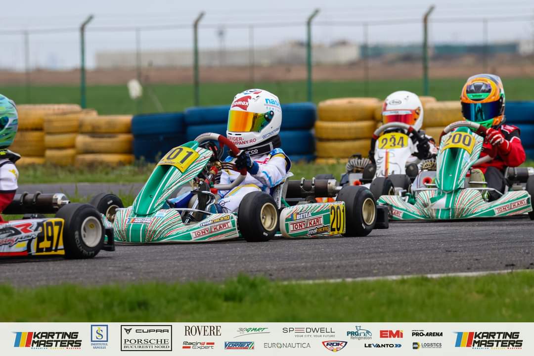 Darren Betea, debut la categoria MINI  la ”Romanian Karting Masters”