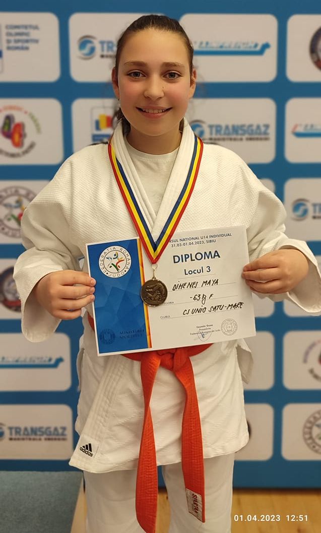 Bronz pentru judoka Dihenes Maya la Naționalele U14