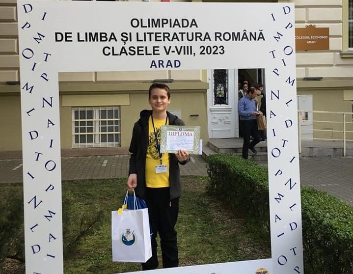 Eminescianul Alexandru Nădășan, locul trei pe țară, la egalitate cu primii doi