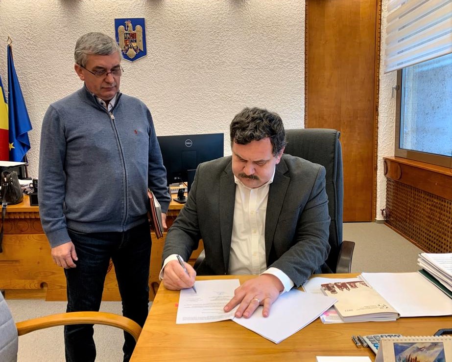 Proiect în valoare de peste 2,3 milioane de lei, semnat de președintele Pataki