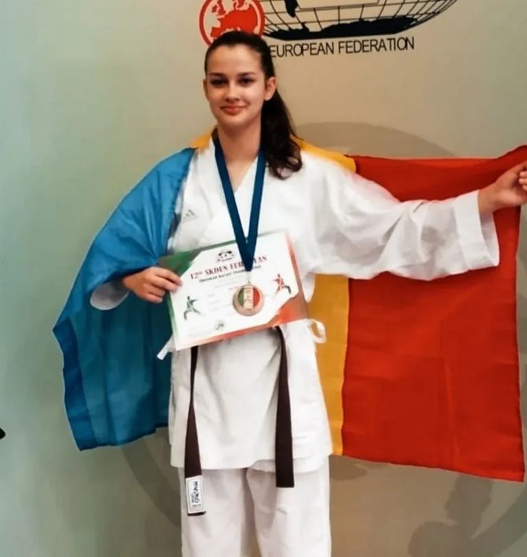 Karateka Cristina Tyukodi, bronz la Campionatul European SKDUN