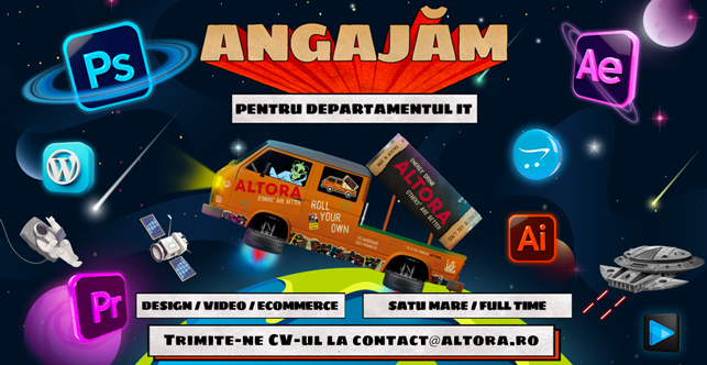 Cauți o carieră în IT? Esti pasionat de IT? Alătură-te echipeiAltora!