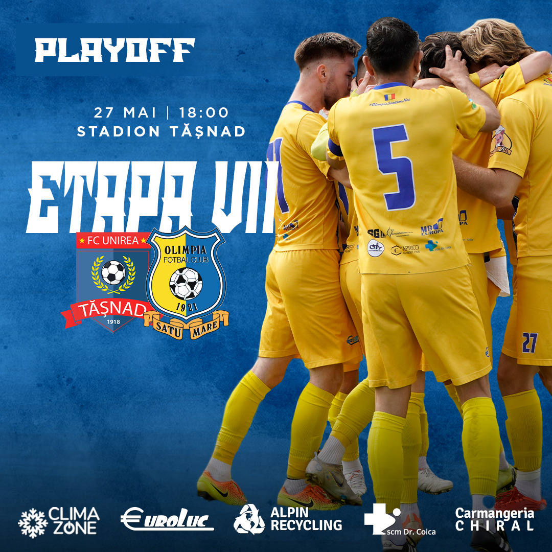 AJF Satu Mare. Unirea vs Olimpia, meciul de la Tășnad ce poate decide campioana din ”elite”!