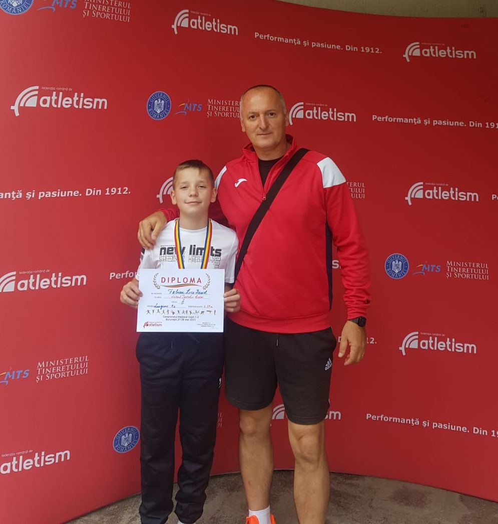 Luca Fabian, vicecampion national   la săritura în lungime