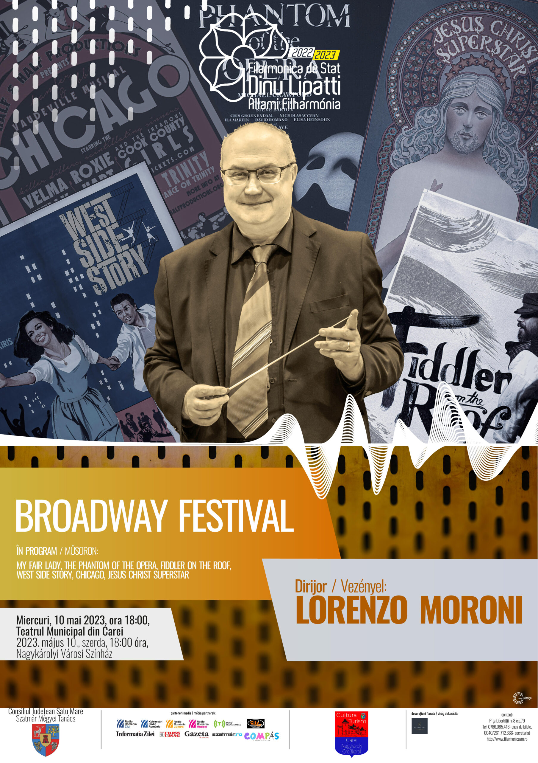 10 mai (Carei) - 11 mai (Satu Mare) | BROADWAY FESTIVAL