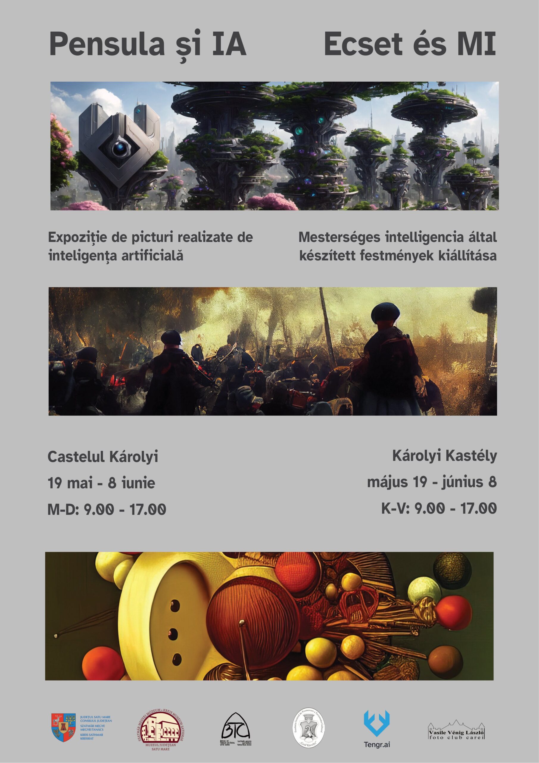 Pensula și IA" - expoziție de picturi realizate de inteligența artificială